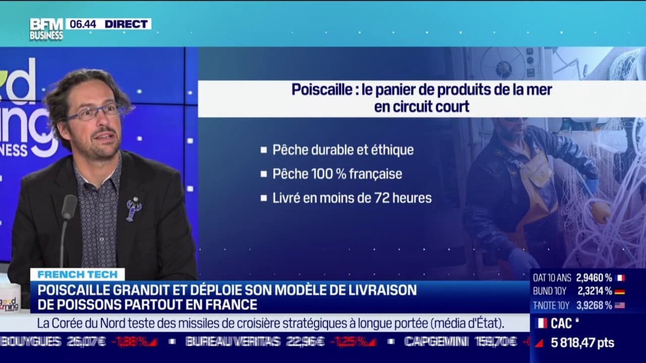 Poiscaille déploie son modèle de livraison de poissons partout en france