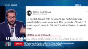 Le port obligatoire du masque inspire les internautes