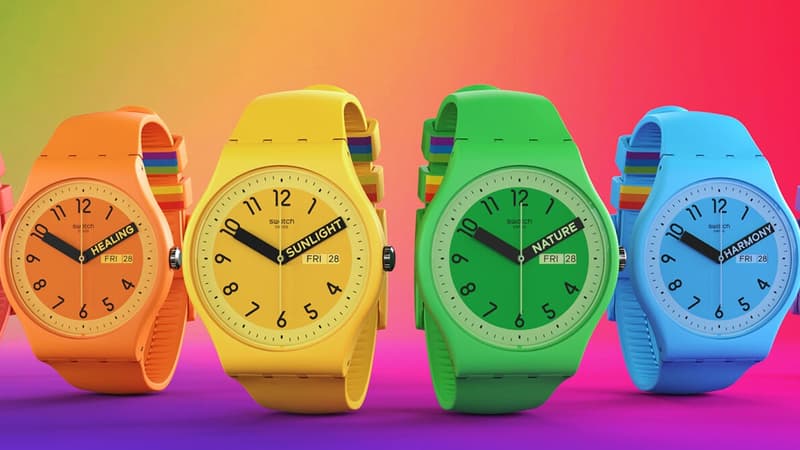 Swatch poursuit la Malaisie qui avait saisi des montres aux couleurs arc-en-ciel LGBTQ