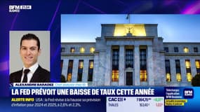 La FED prévoit une baisse de taux cette année - 12/06