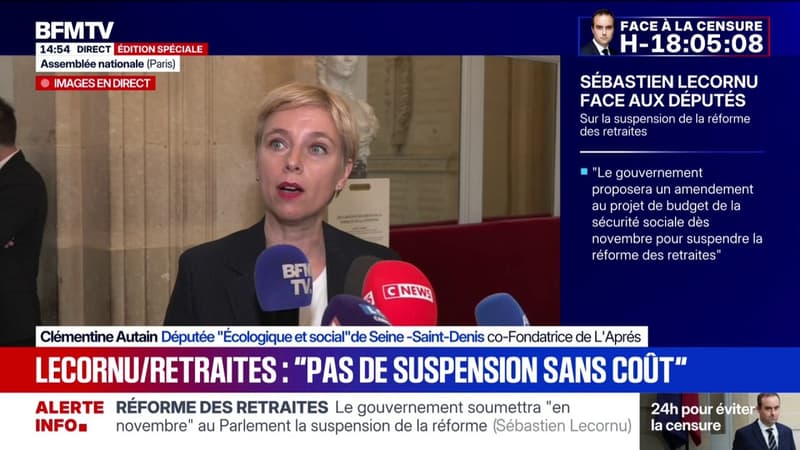 Clémentine Autain (députée Écologiste et social): 