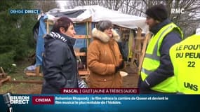 Les "gilets jaunes" restent mobilisés: Pascal confie que "des couples se forment" sur les ronds-points