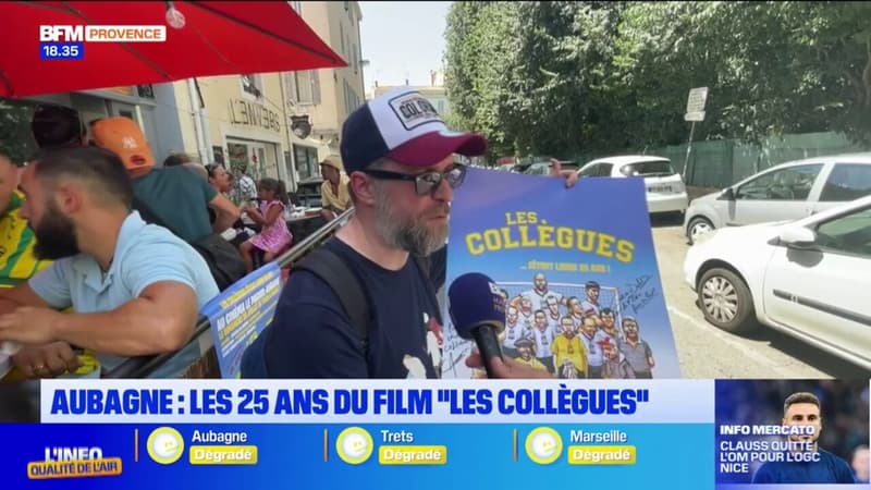 Aubagne: le film culte Les Collègues fête ses 25 ans