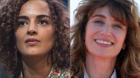 La romancière Leïla Slimani (ici en octobre 2017) et la scénariste Fanny Herrero (ici en avril 2022)