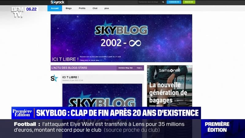 Clap de fin pour Skyblog, après 20 ans d'existence... et de pépites