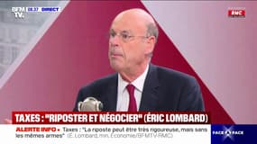 "L'impact (des taxes) cette année sur l'Union européenne est bien moindre que ce qu'il sera aux États-Unis", explique Éric Lombard