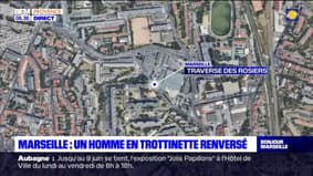 Marseille: un homme circulant en trottinette grièvement blessé par un véhicule 
