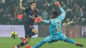 Angel Di Maria et Steve Mandanda