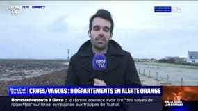 Crues/vagues : 9 départements en alerte orange - 28/10