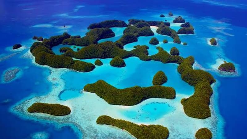 L'archipel de Palau - Image d'illustration