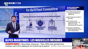 Covid-19: les nouvelles mesures dans les Alpes-Maritimes