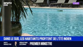Dans le sud, les habitants profitent de l'été indien