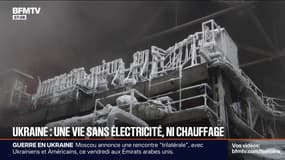 Guerre en Ukraine: les frappes russes privent d'électricité et de chauffage la moitié de Kiev