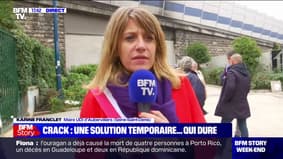 Camp de consommation de crack: "Depuis 365 jours, mes habitants vivent l'enfer", dénonce Karine Franclet, maire d'Aubervilliers