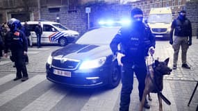 Un policier des unités spéciales belges à Molenbeek, le 18 mars 2016.