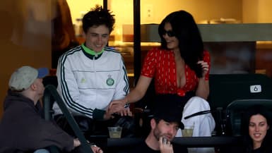 L'acteur Timothee Chalamet et Kylie Jenner assiste au Masters 1000 d'Indian Wells, le 9 mars 2025