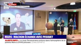 L'échange entre Thomas Pesquet et Emmanuel Macron, deux mois avant le départ de l'astronaute vers l'ISS