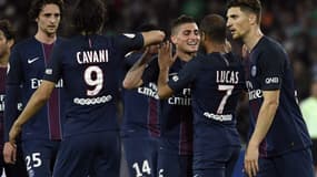Les joueurs du PSG
