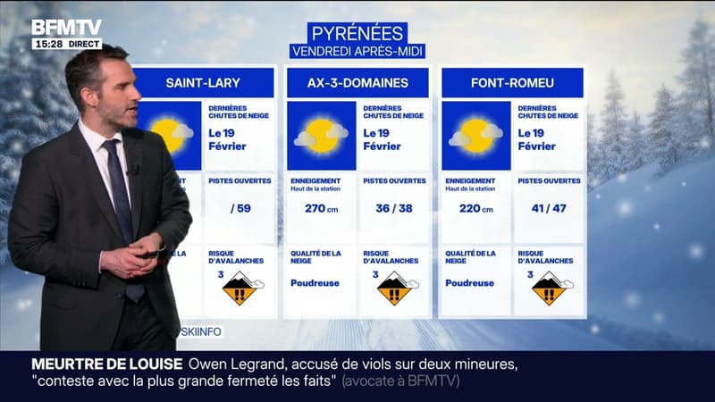 La météo pour ce vendredi 27 février 2026