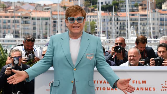 Elton John au festival Cannes en mai dernier