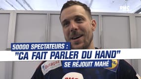 Handball / Euro : "Ca fait parler du hand" se réjouit Mahé après avoir joué devant plus de 50000 personnes