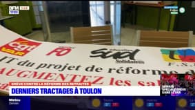 Grève du 7 février: à Toulon, derniers tractages avant la manifestation