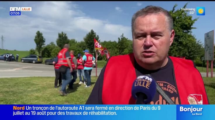 Lumbres: manifestation pour défendre les conditions de travail d'ouvriers chinois