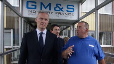 Le ministre de l'Économie s'est rendu sur le site de la Souterraine.