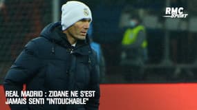 Real Madrid : Zidane ne s'est jamais senti "intouchable"