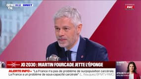 Laurent Wauquiez, président de la région Auvergne-Rhône-Alpes, sur BFMTV le 4 février 2025
