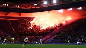 Les supporters du Legia Varsovie à Leicester