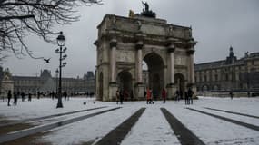 L'Arc de Triomphe du Carroussel du Louvre le 5 février 2018