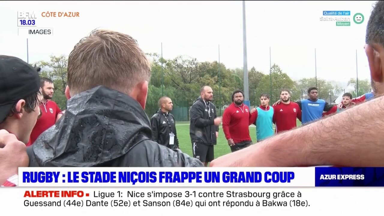 Rugby: le Stade niçois frappe un grand coup avec une large victoire ...