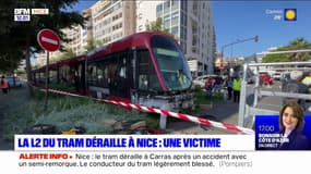 Nice: un tramway de la ligne 2 déraille, une personne légèrement blessée
