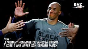 Le vibrant hommage de Vanessa Bryant à Kobe quatre ans après son dernier match