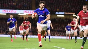 Romain Ntamack lors du match Galles-France au Tournoi des VI Nations, le 22 février 2020
