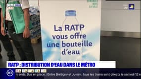 Canicule: la RATP organise des distributions d'eau dans le métro