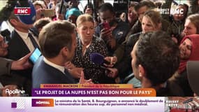 "Le projet de la Nupes n'est pas bon pour le pays", déclare Emmanuel Macron