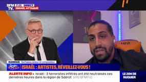 Israël: "J'ai de la peine pour un mort, qu'il soit palestinien ou israélien", affirme le YouTubeur Ramous