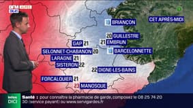 Météo Alpes du Sud: des nuages menaçants et des risques d'orages, 19°C à Briançon et 23°C à Manosque