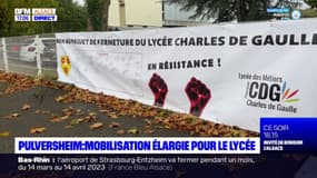 Pulversheim: une mobilisation élargie après l'annonce de la fermeture d'un lycée