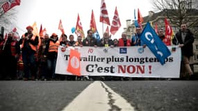Manifestation contre la réforme des retraites le 11 février 2023 à Caen