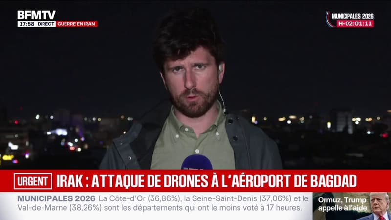 Guerre au Moyen-Orient: une base militaire américaine proche de l'aéroport de Bagdad visée par une attaque de drones et de roquettes