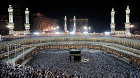 La Mecque, en Arabie Saoudite, pendant le pèlerinage. 