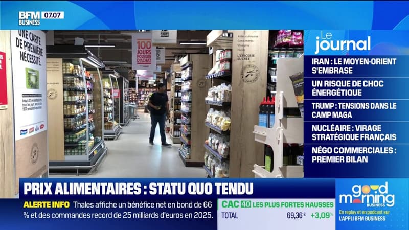 Supermarchés : inflation stable, négociations sous tension