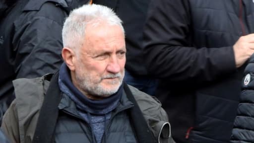 Charles Pieri, ex leader du FLNC lors d'une manifestation à Ajaccio le 3 février 2018