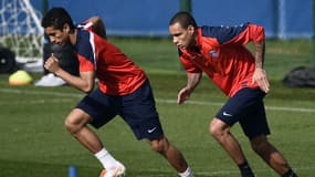 Marquinhos et Gregory van der Wiel