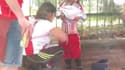 River-Boca: le geste fou d’une femme qui met des fumigènes sur le ventre d’une petite fille
