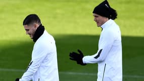 Edinson Cavani et Mauro Icardi