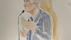 Le commissaire Grégoire Chassaing à la barre lors du procès de la mort de Steve Maia Caniço
